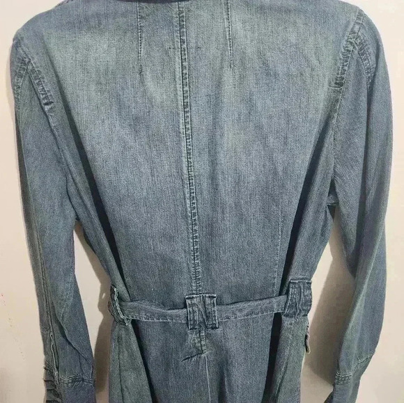 VINTAGE Lucky Brand womens belted utility jacket. Size large - Picture 3 of 7